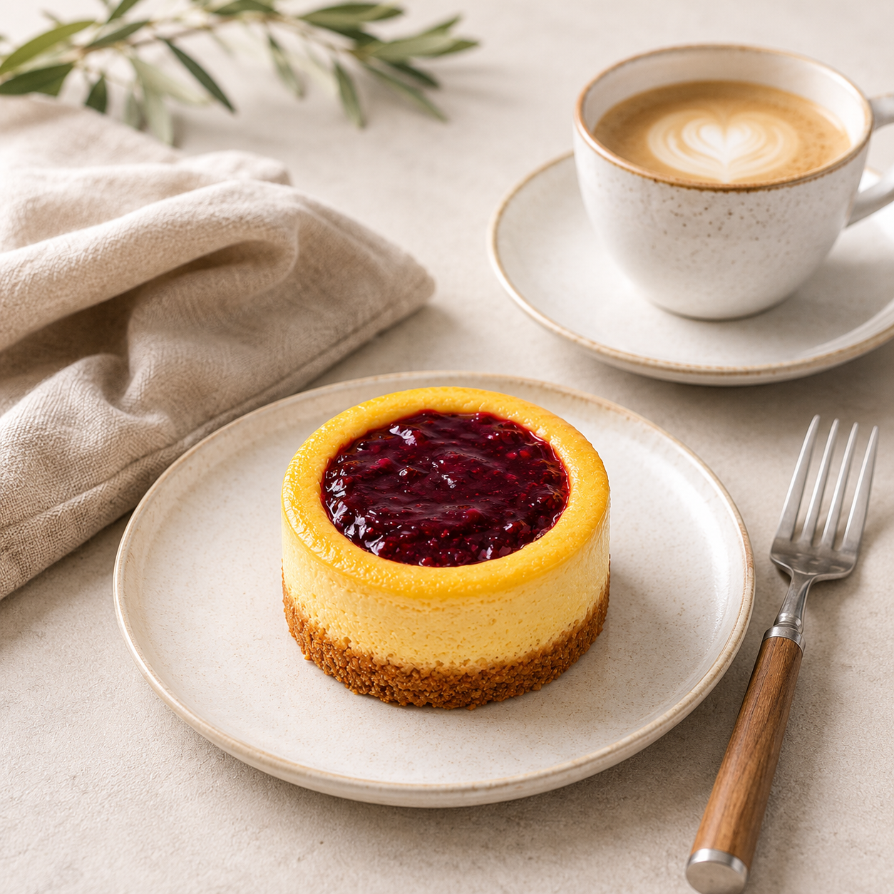 NUR ABHOLUNG: Cheesecake-Törtchen *