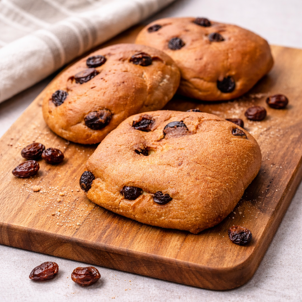 Rosinenbrötchen * (4 Stück)