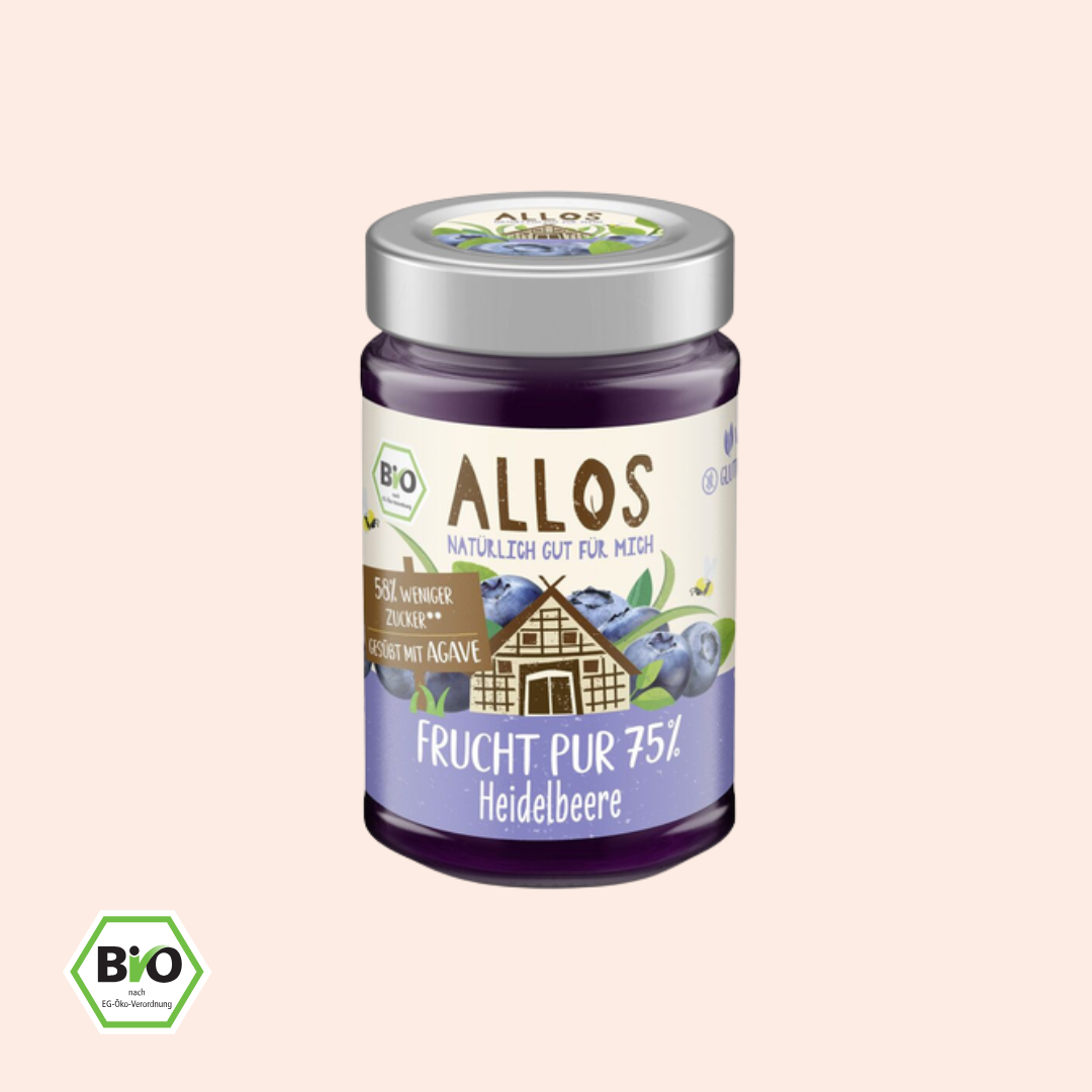 Frucht Pur 75% Aufstrich Heidelbeere (200 g)
