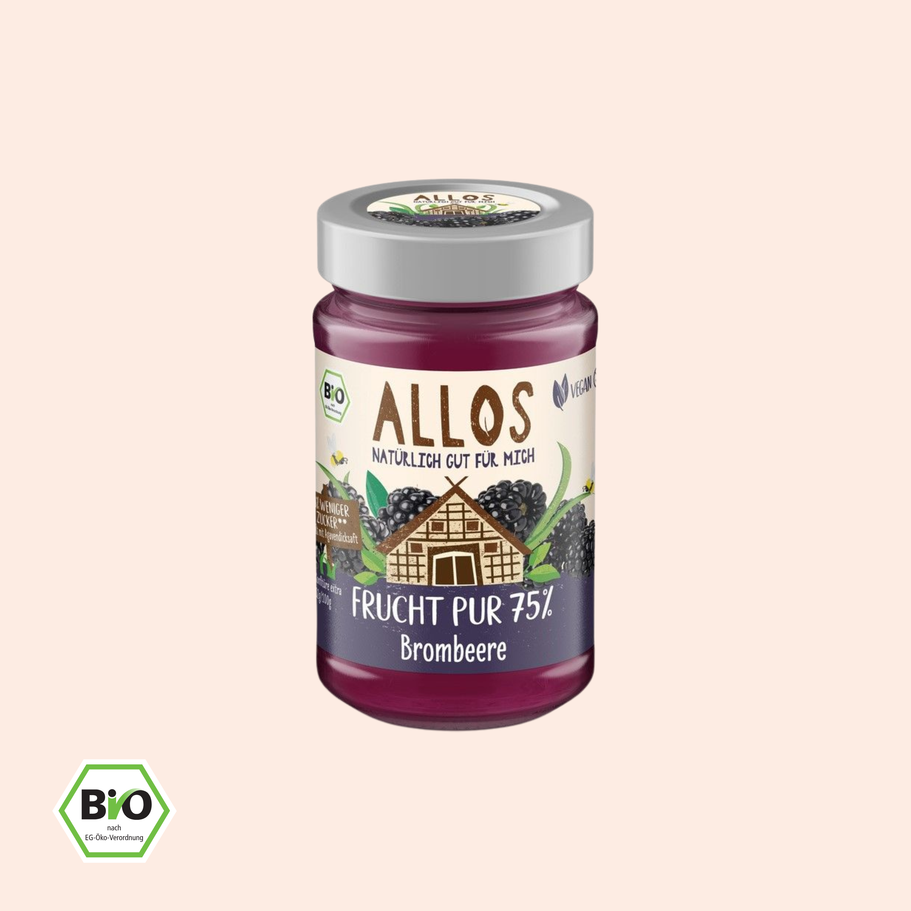 Frucht Pur 75% Aufstrich Brombeer (200 g)