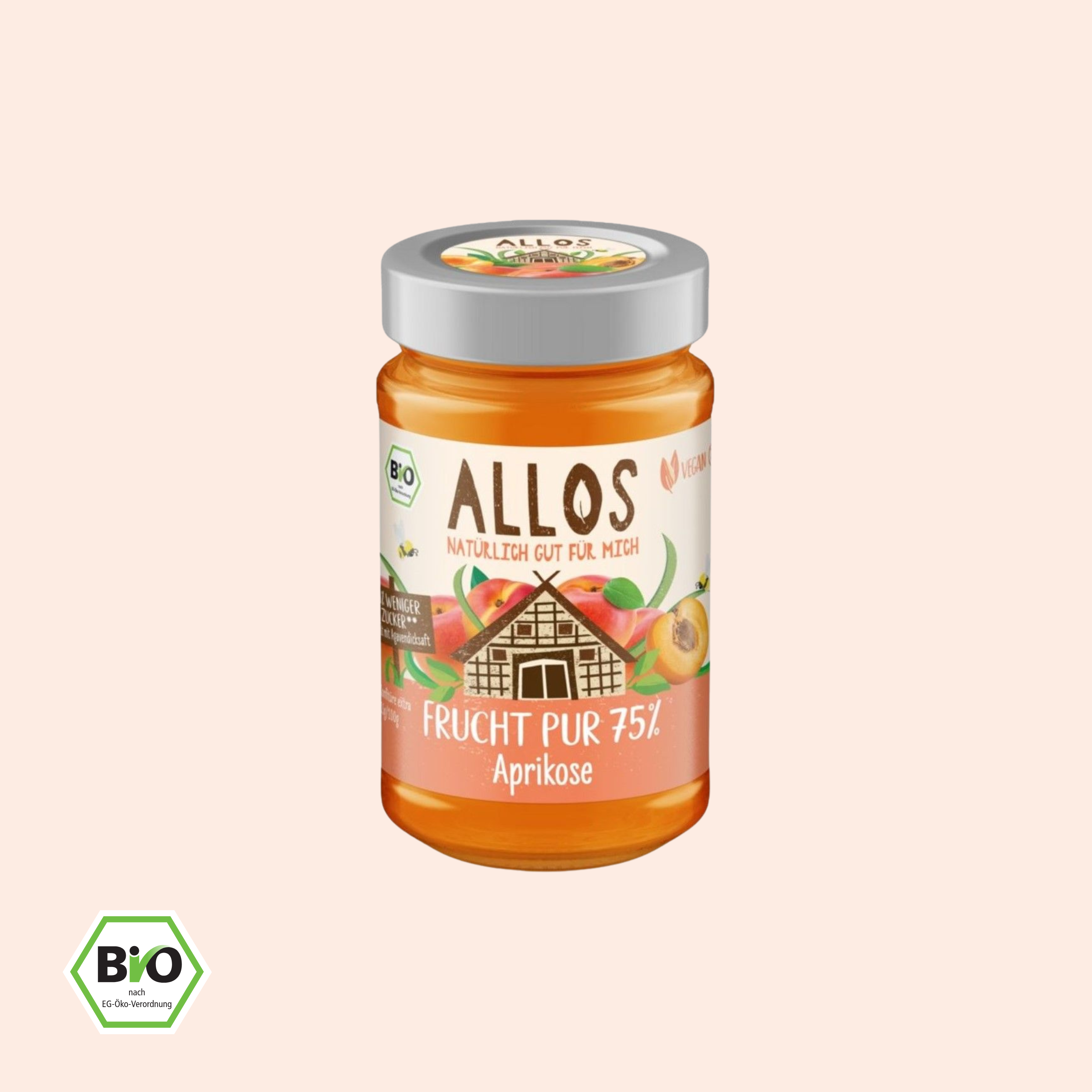 Frucht Pur 75% Aufstrich Aprikose (200 g)