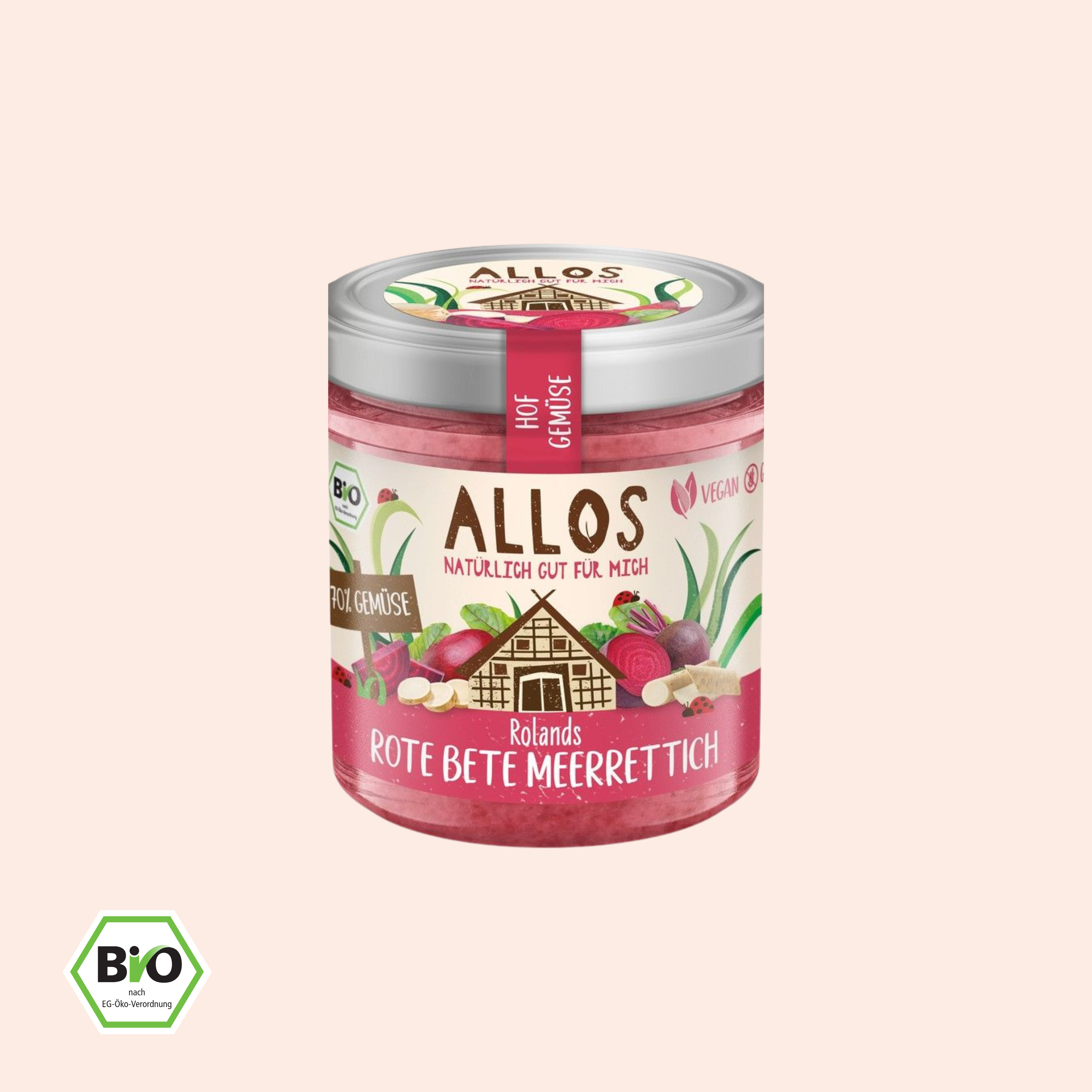 Hofgemüse Rolands Rote Bete Meerettich (135 g)